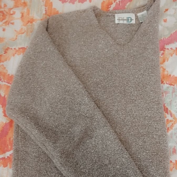 Cropped Brown Paul Harris Design Sweater - Picture 2 of 2